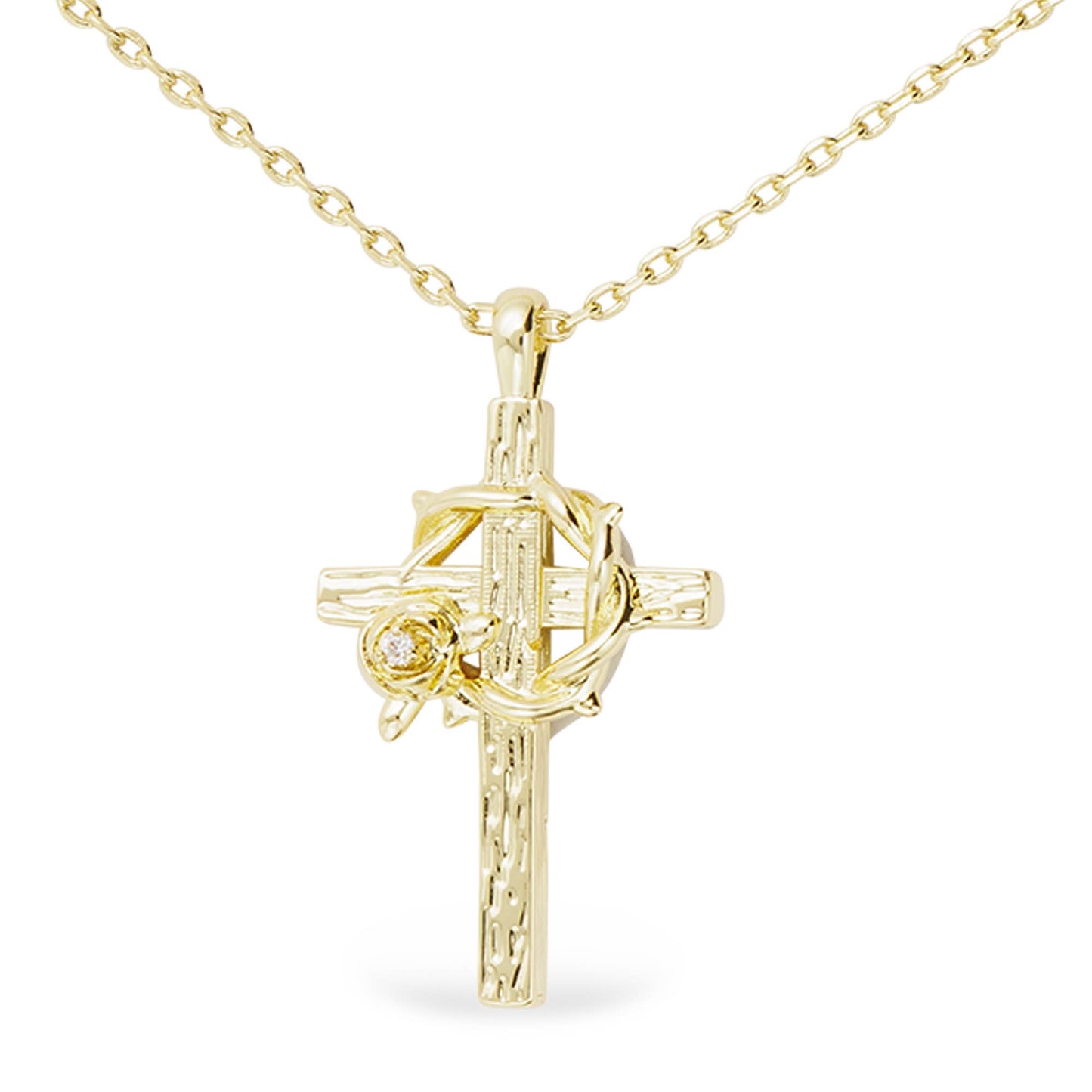 Crown Cross Necklace