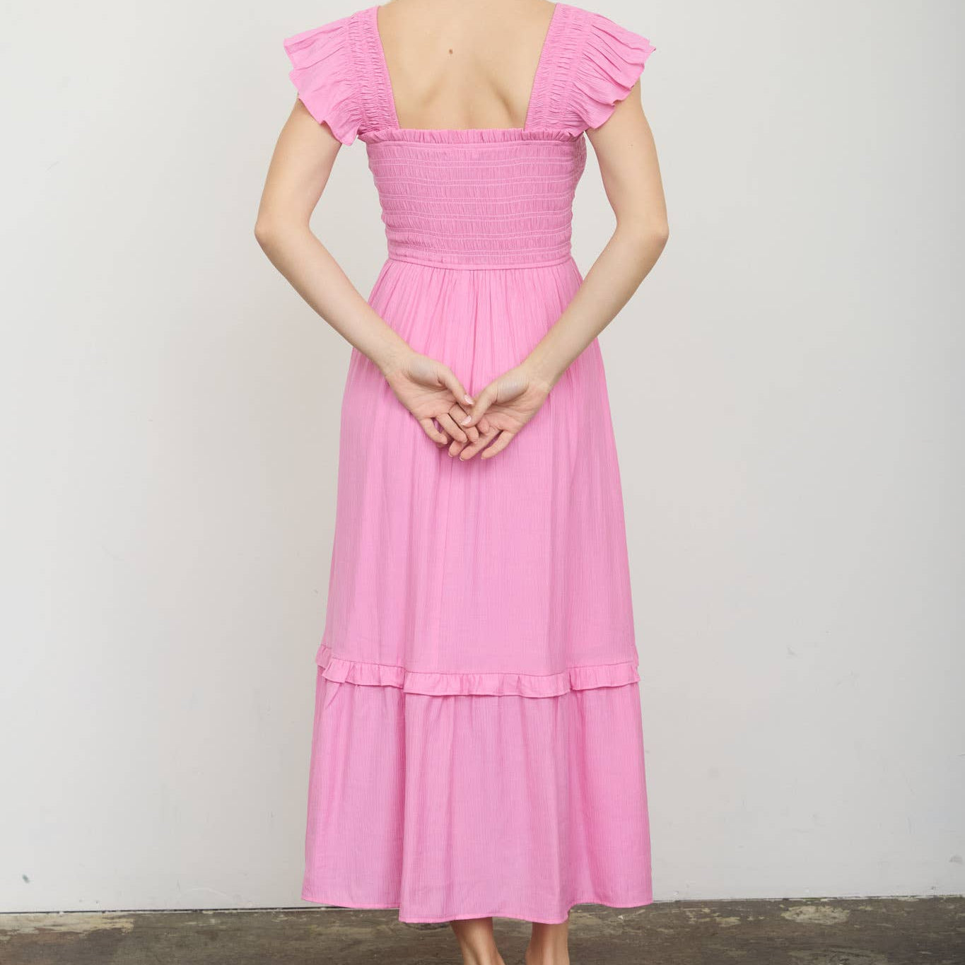 Ruffle Midi Dress