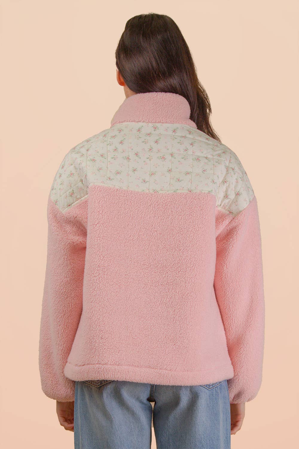 Floral Quilted Fleece