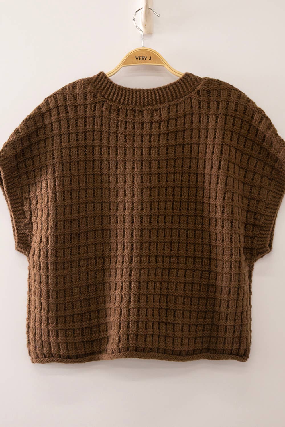 Waffle Texture Cardigan