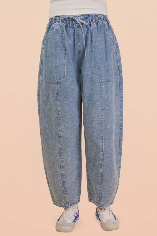 Barrel Tie Jeans