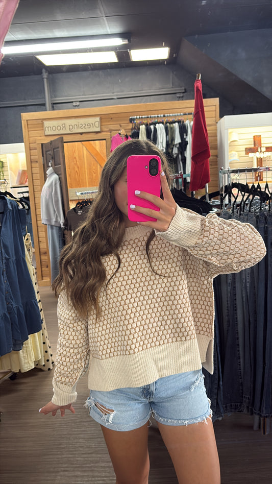 Geometric Sweater