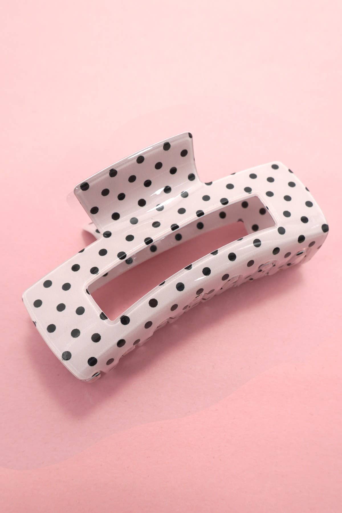Polka Dot Claw Clip