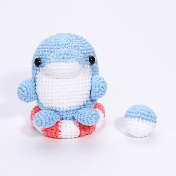 Mini Crochet Kit - Moby the Dolphin