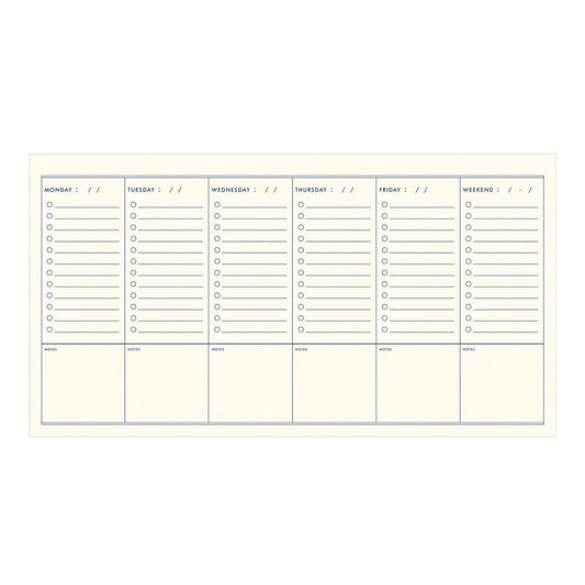 Green Weekly Planner