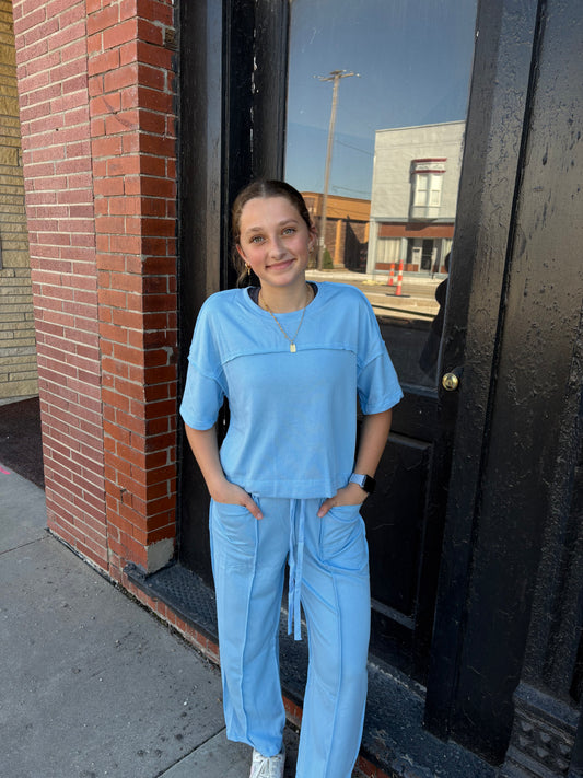 Light Blue Lounge Set