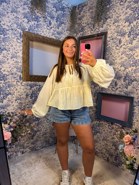 Cream Blouse