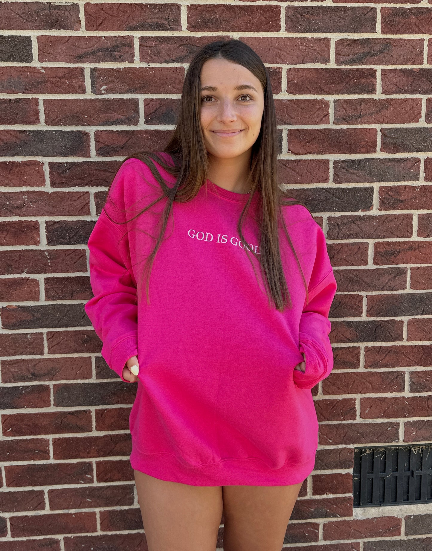 God is good crewneck