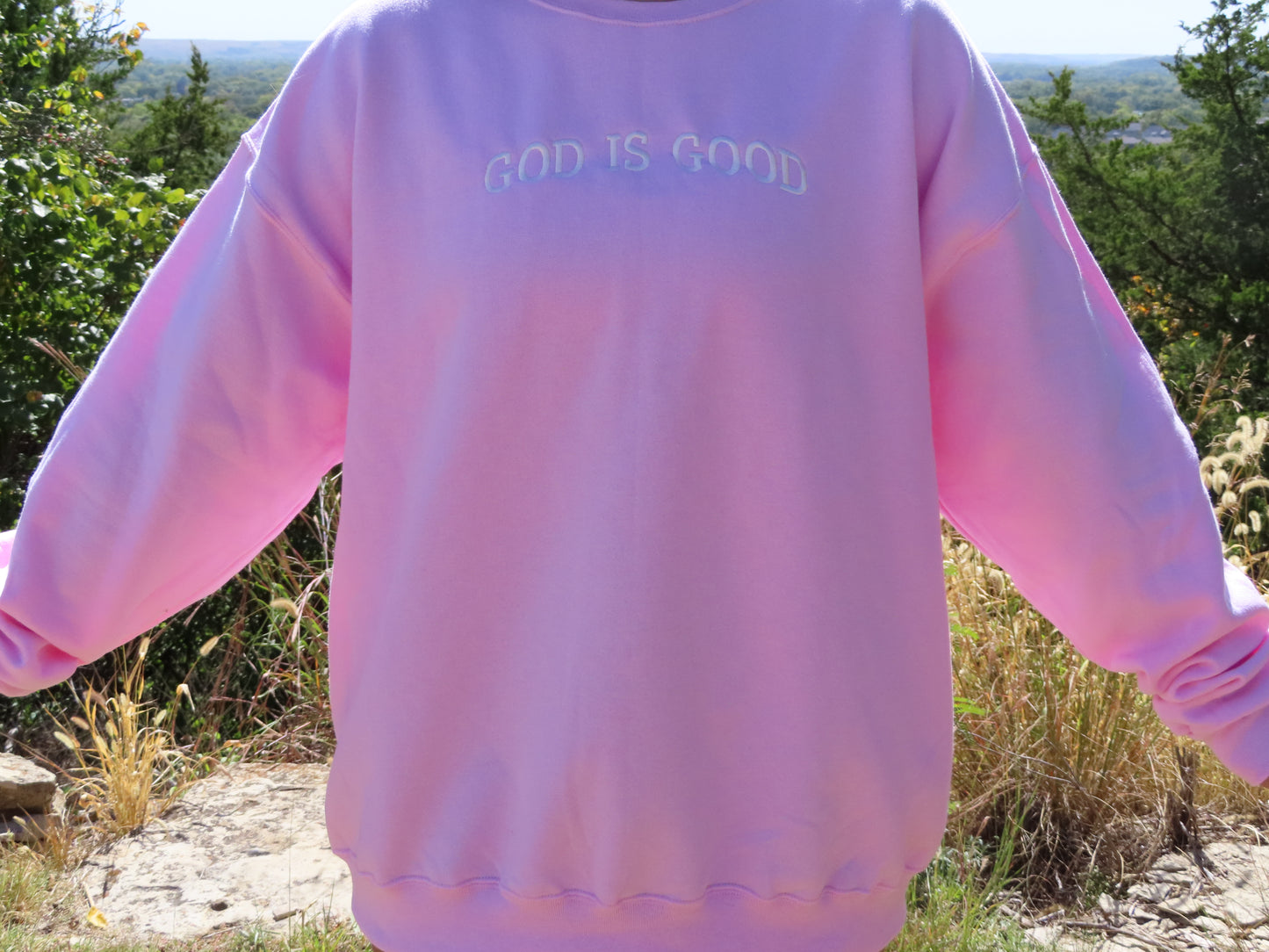 God is good crewneck