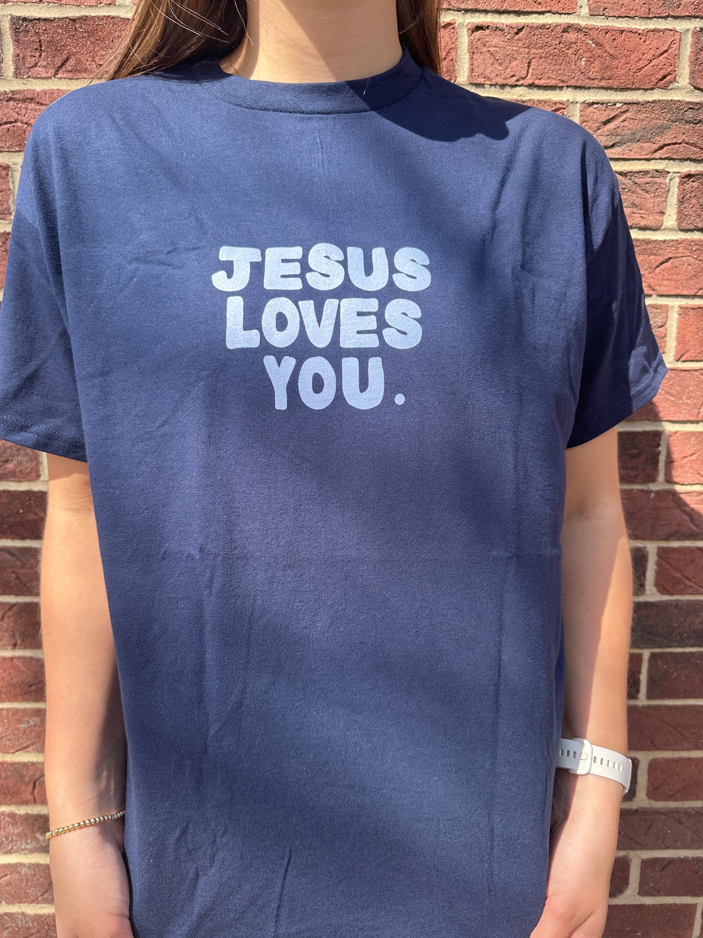 Jesus loves you tee