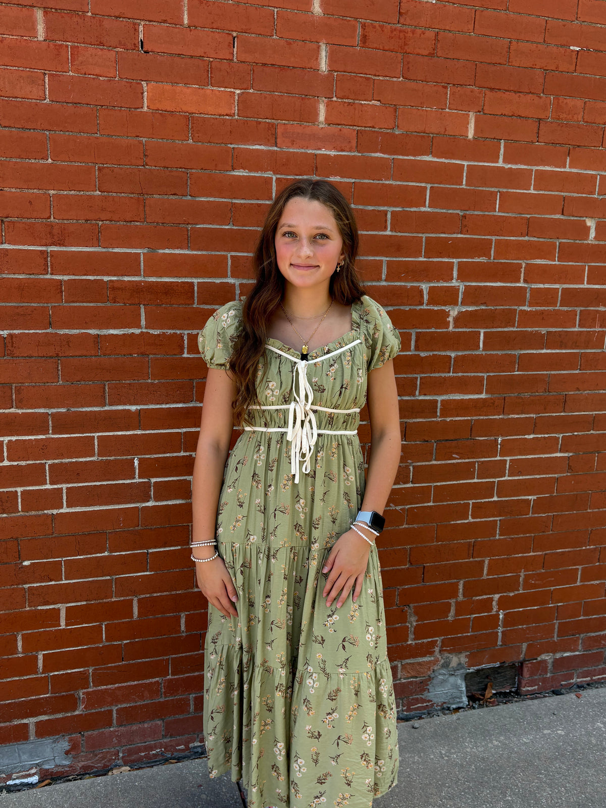 Olive Green Dress
