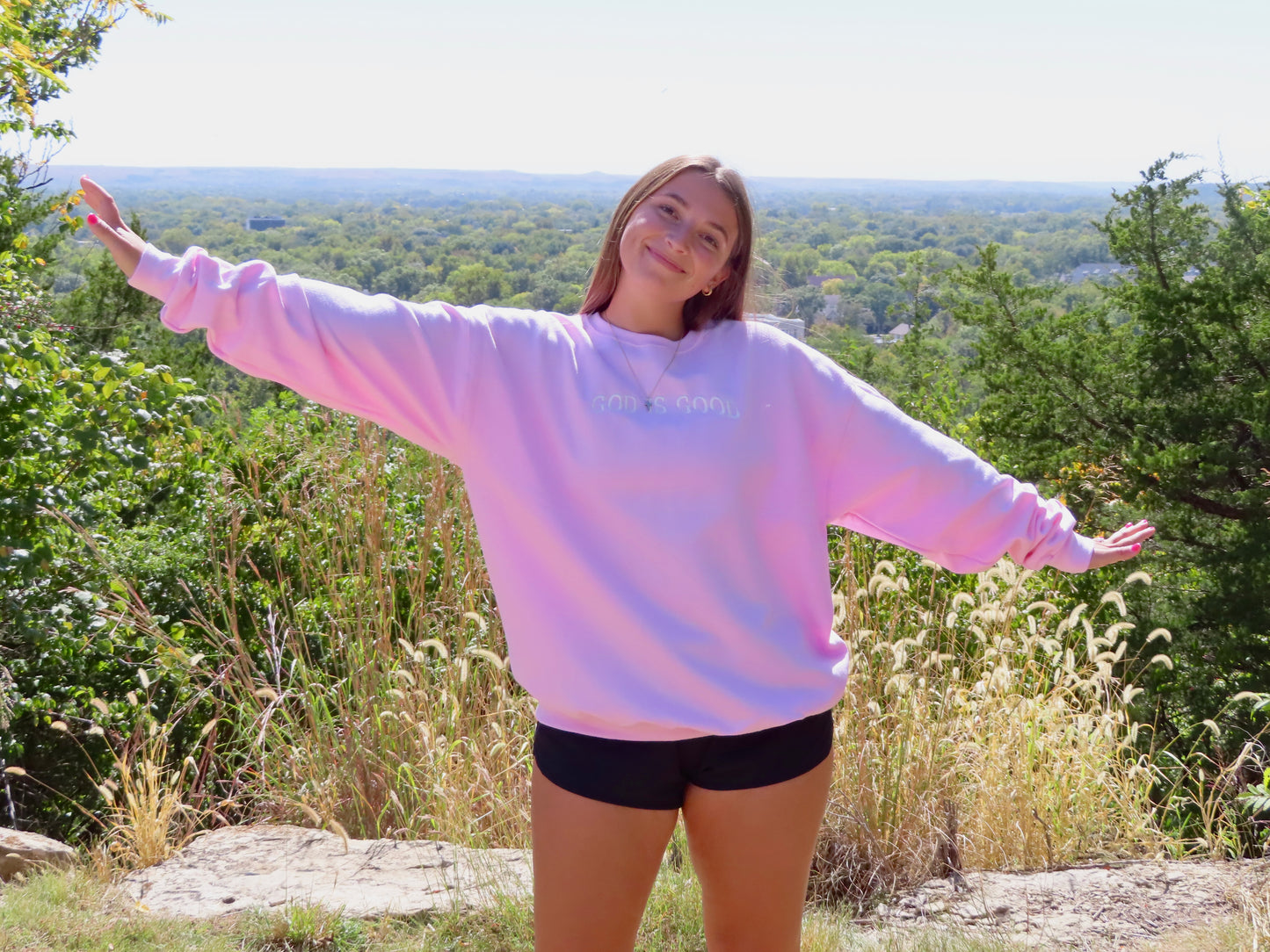 God is good crewneck