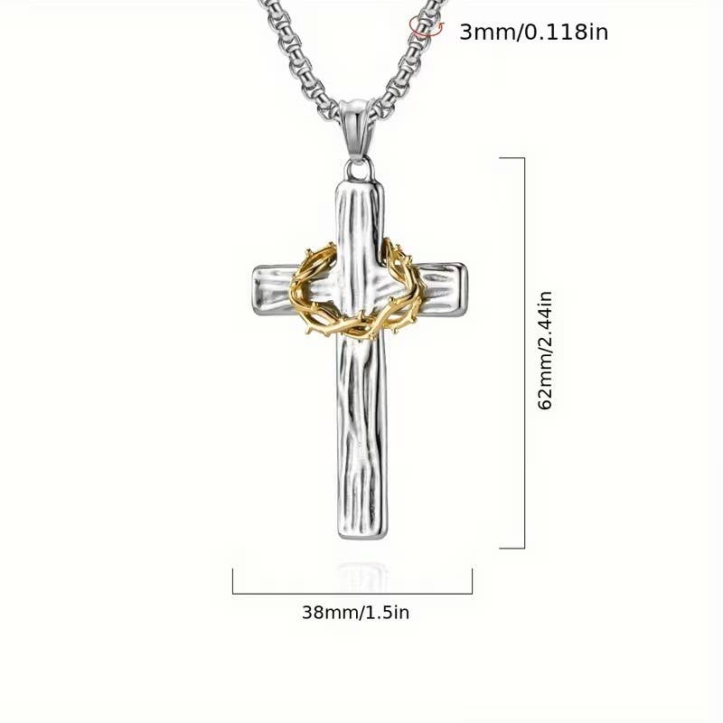 Crown of Thorns Necklace Mens