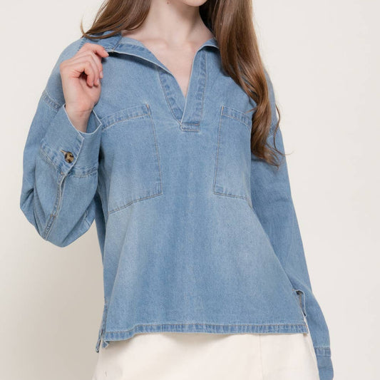 Denim Top