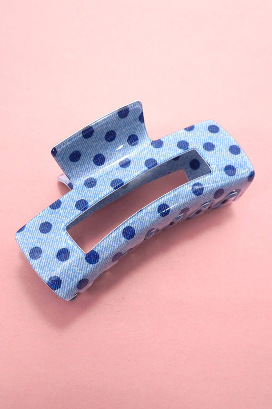 Polka Dot Claw Clip