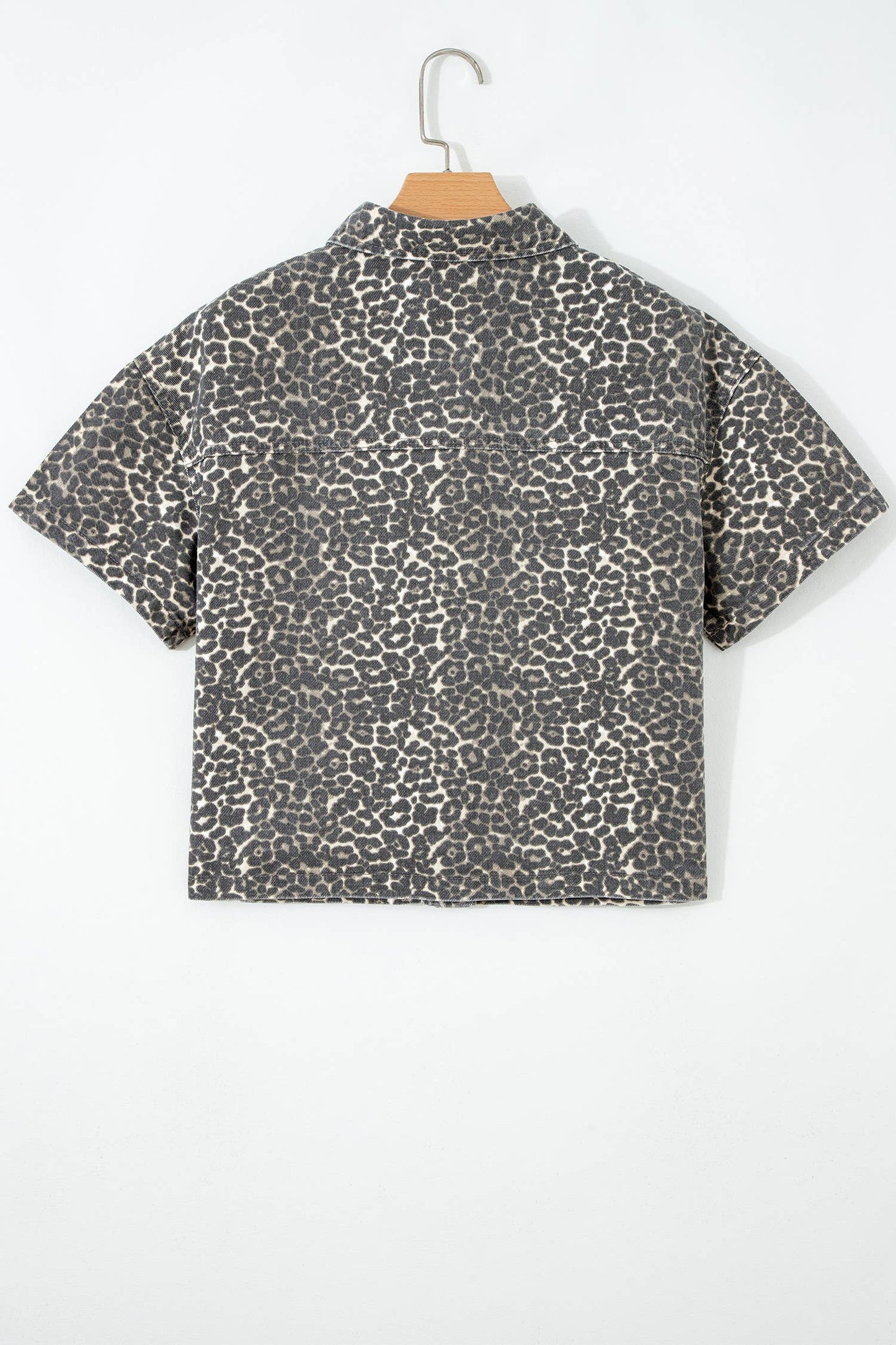 Leopard Denim Shirt