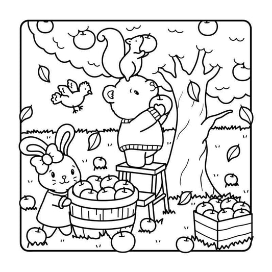 Fall Coloring Book