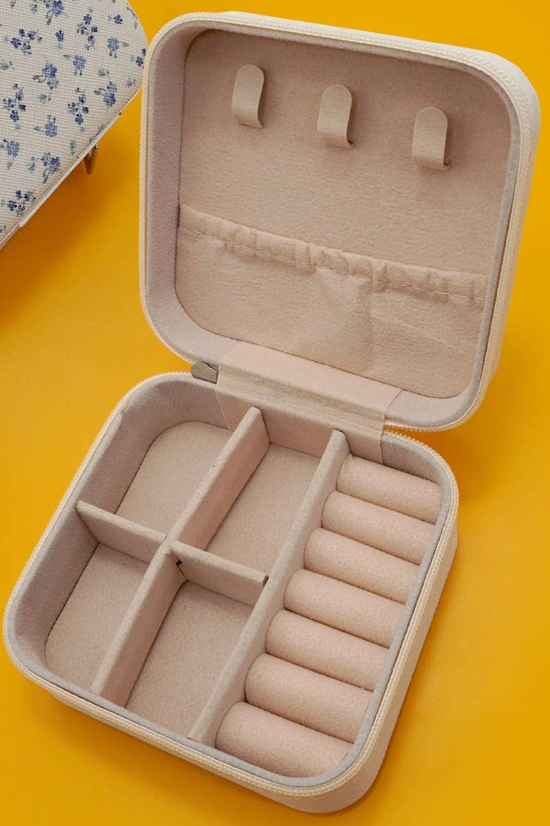 Pink Floral Jewelry box