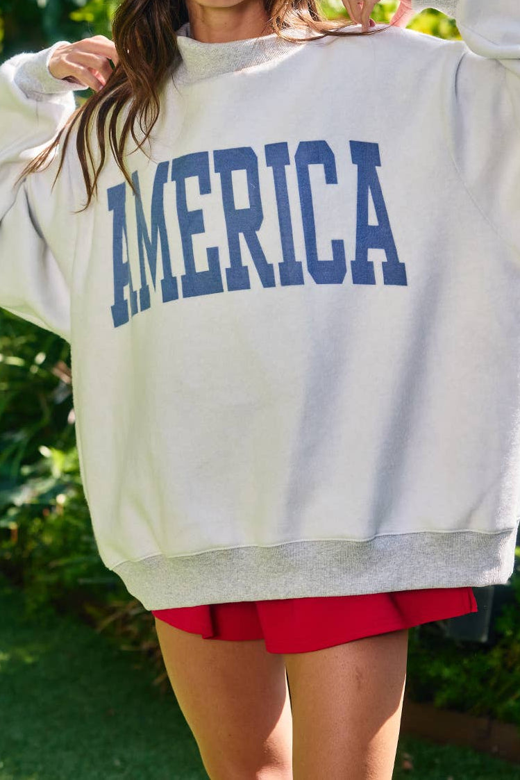 USA Reversible Mock Neck