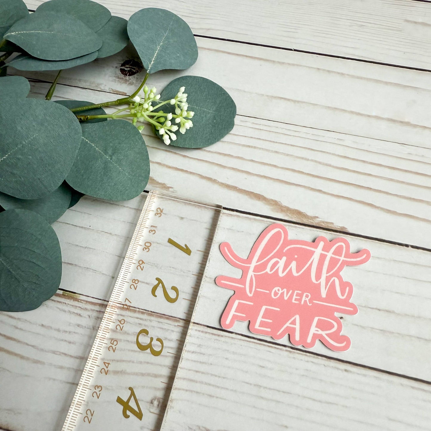 Faith Over Fear Sticker