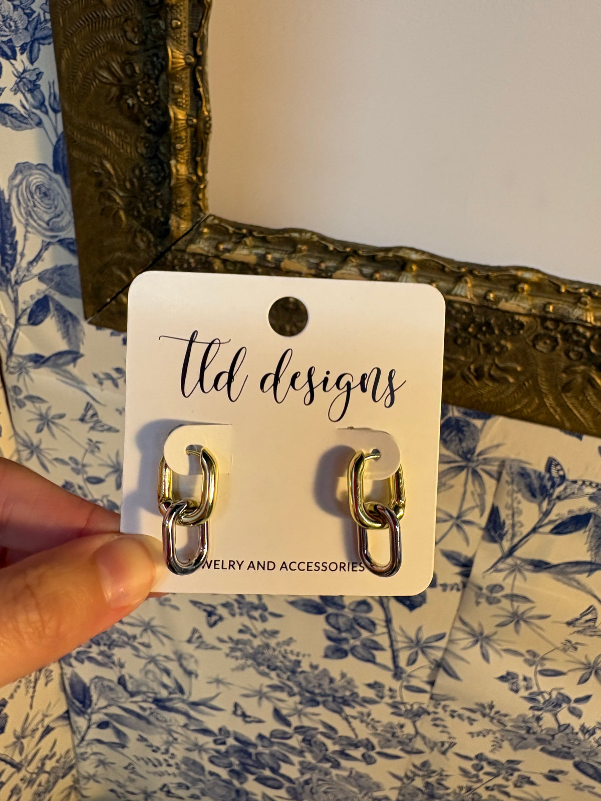 Two Toned Earring
