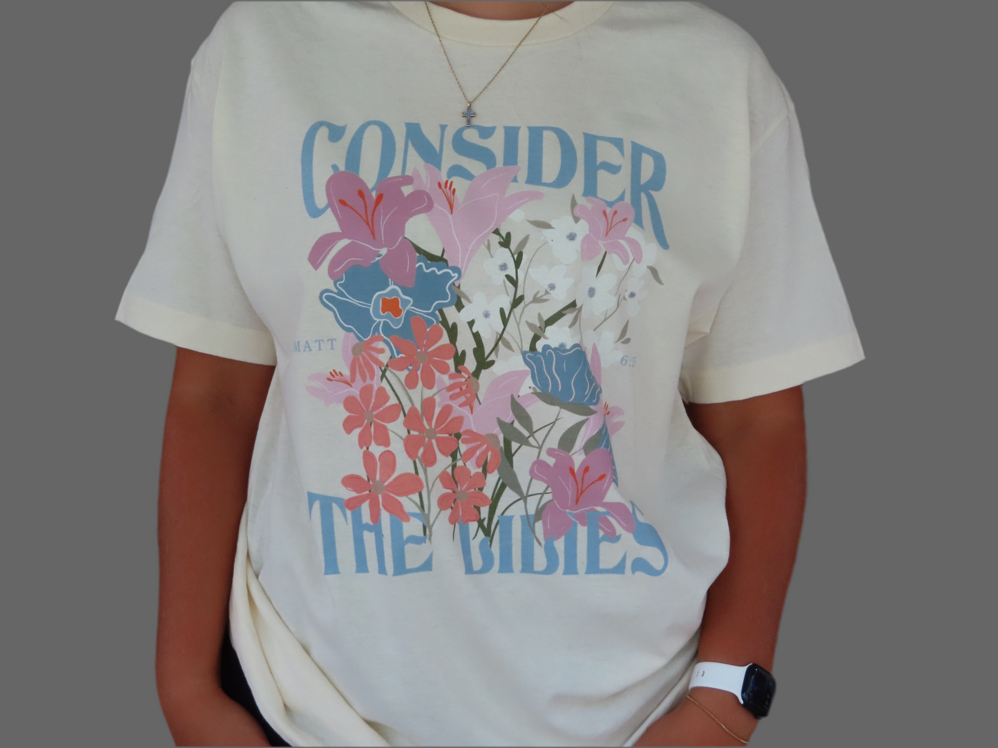 Consider the lillies tee