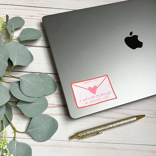 Romans 8:31 Sticker
