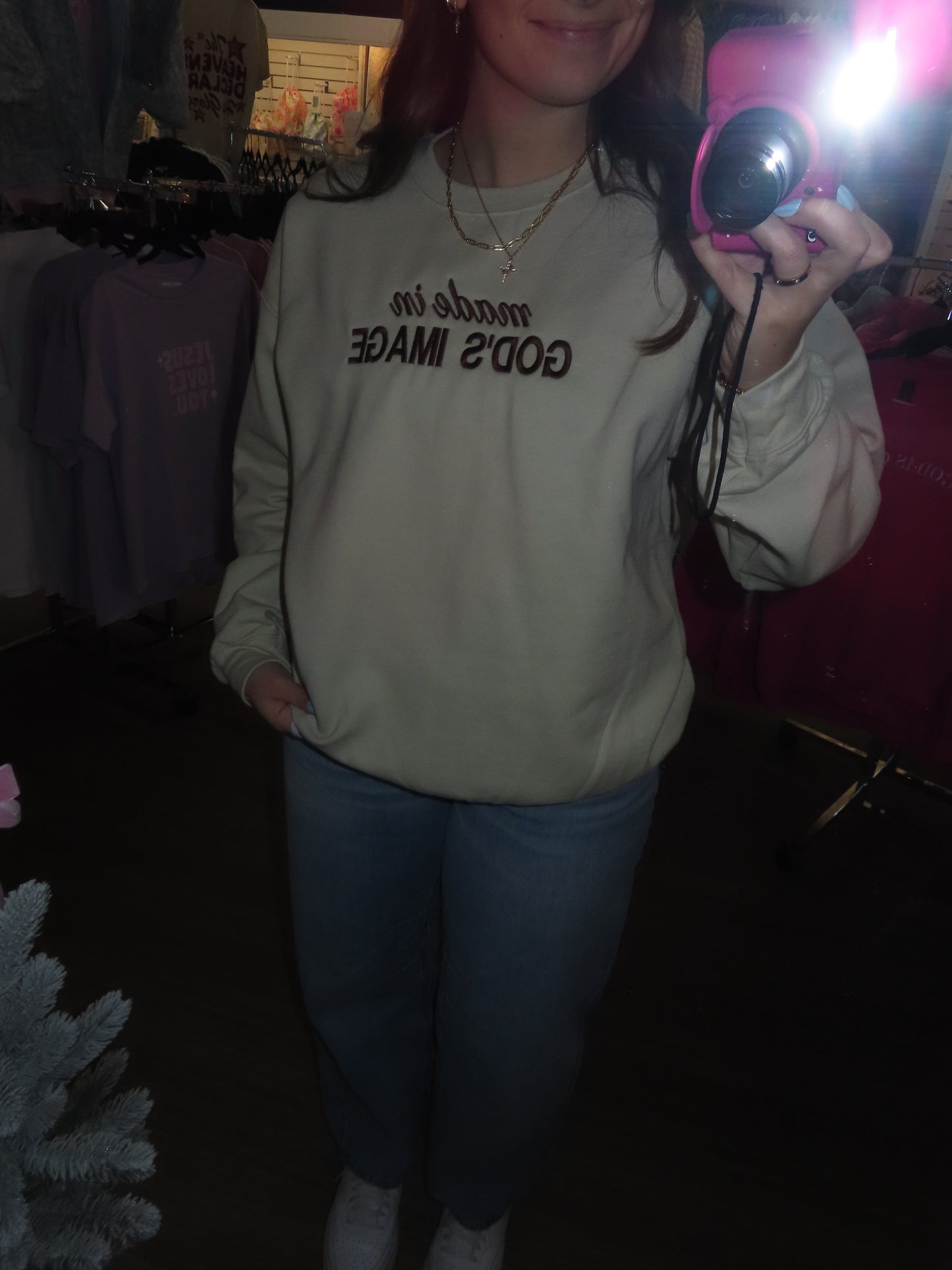 Made in God's image Crewneck