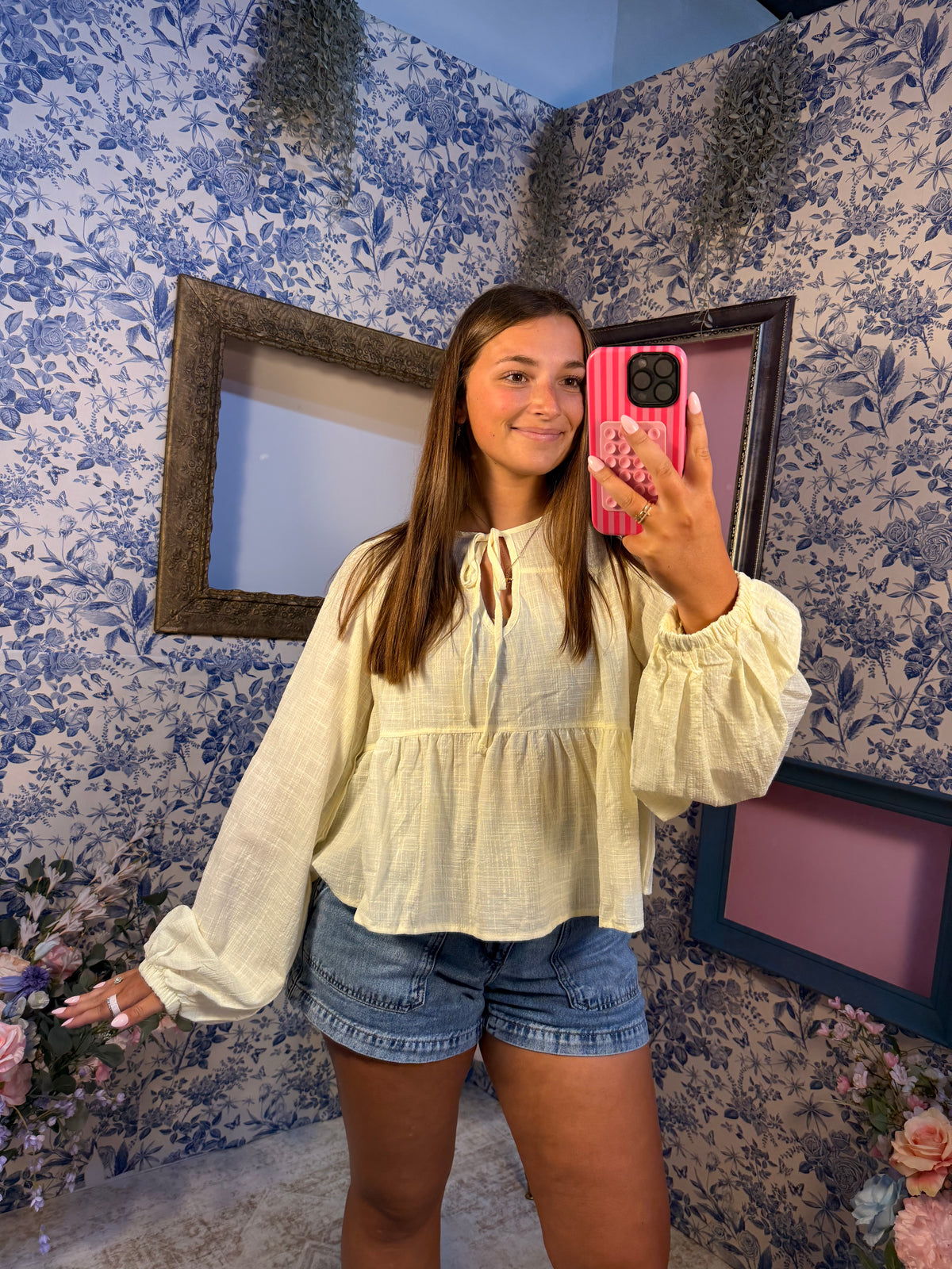 Cream Blouse