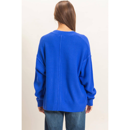 Go Big Blue Cardigan