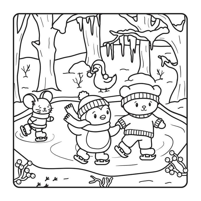 Winter Coloring Book