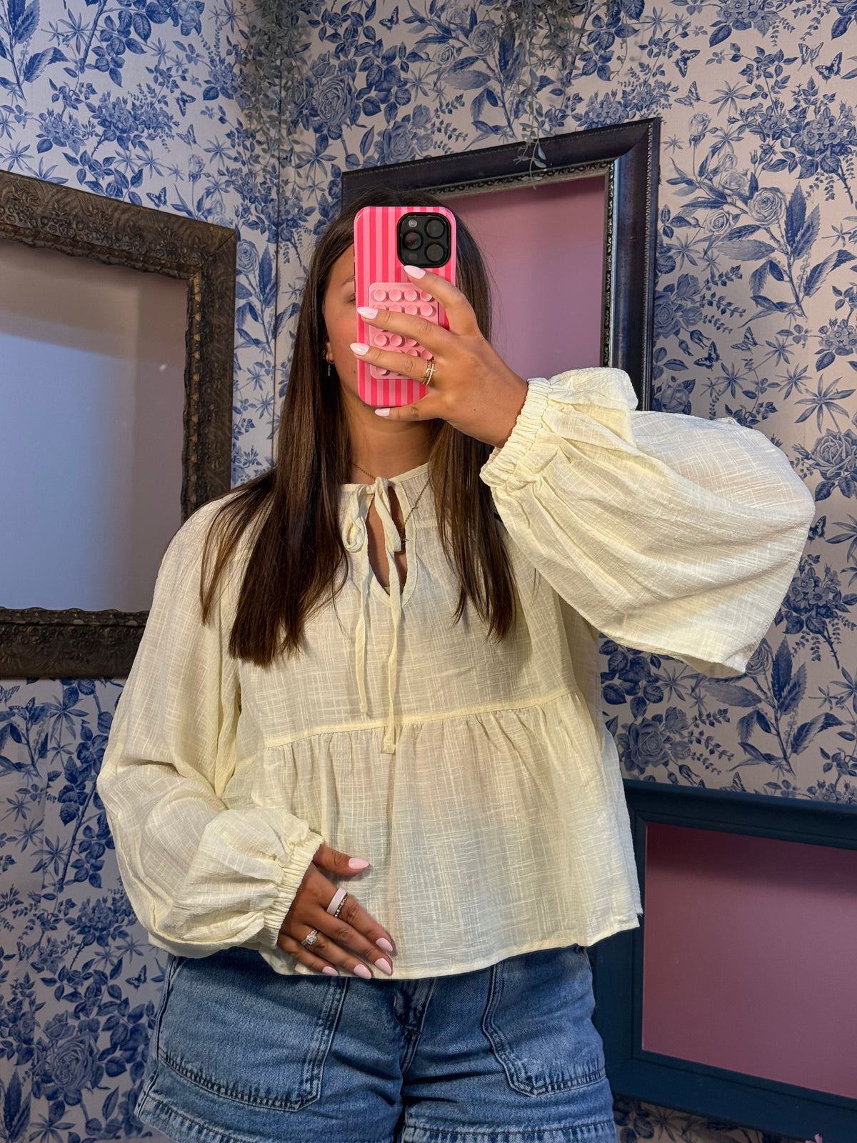 Cream Blouse