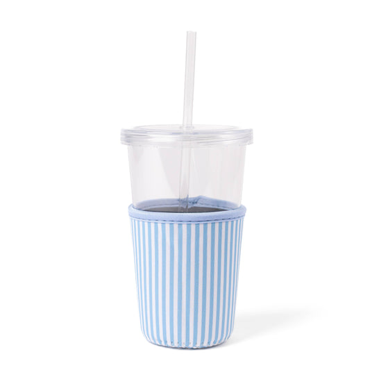 Blue Stripes Drink Sleeve- Fits S/M