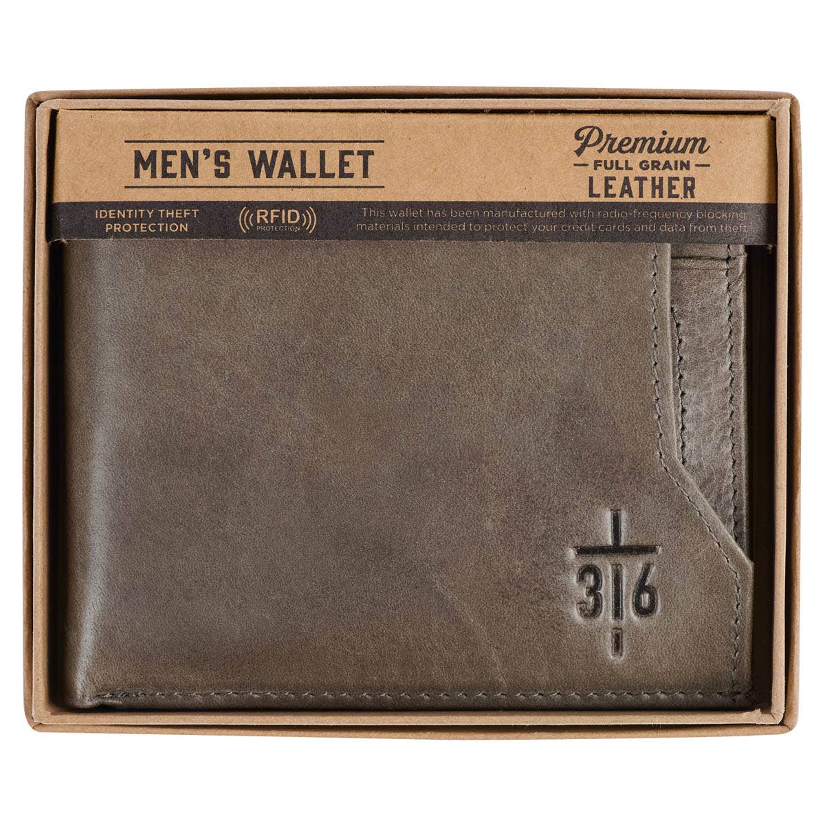 Mens Wallet John 3:16