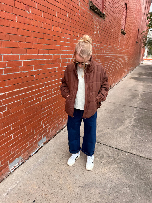 Quilted Collar Jacket