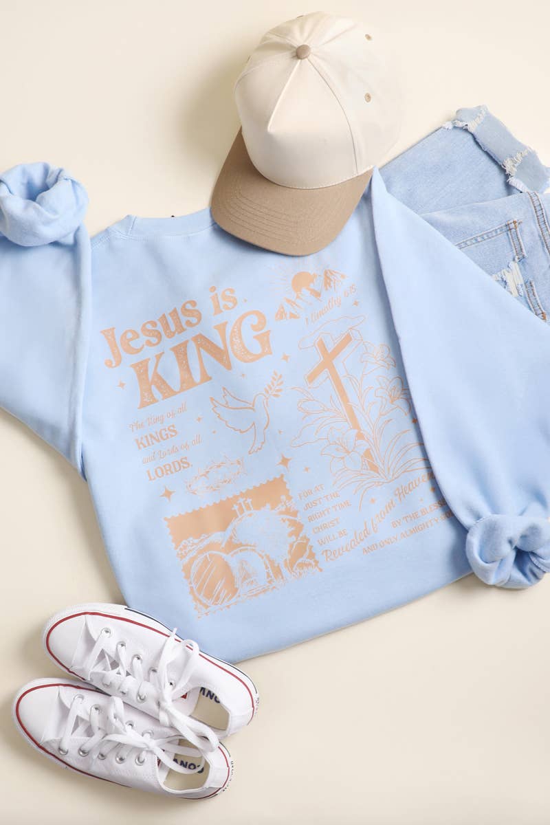 Jesus is King Distressed