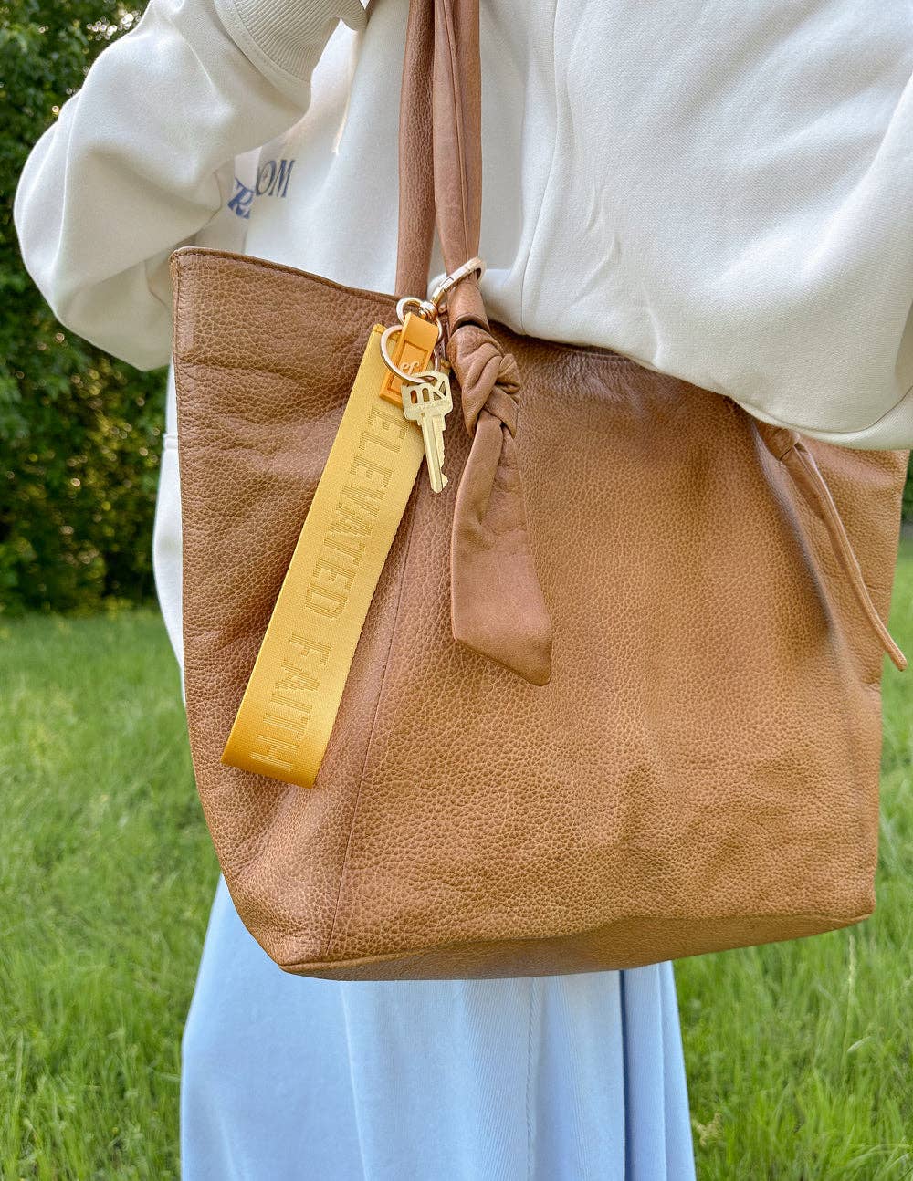 Yellow Oversized Keychain
