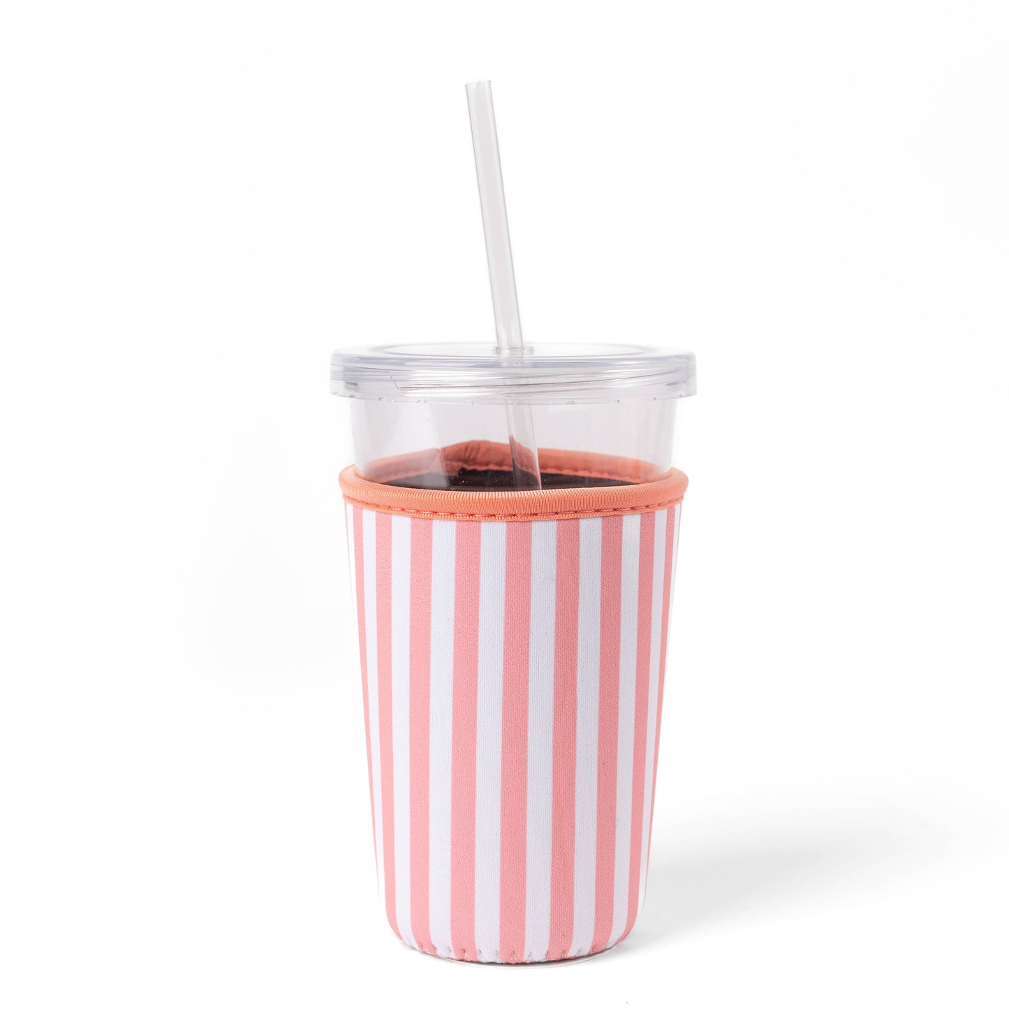 Pink Stripe Drink Sleeve- Fit S/M