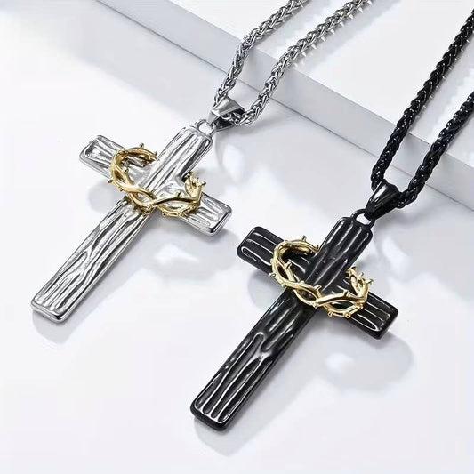 Crown of Thorns Necklace Mens