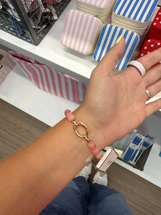 Pink Beaded Bracelet