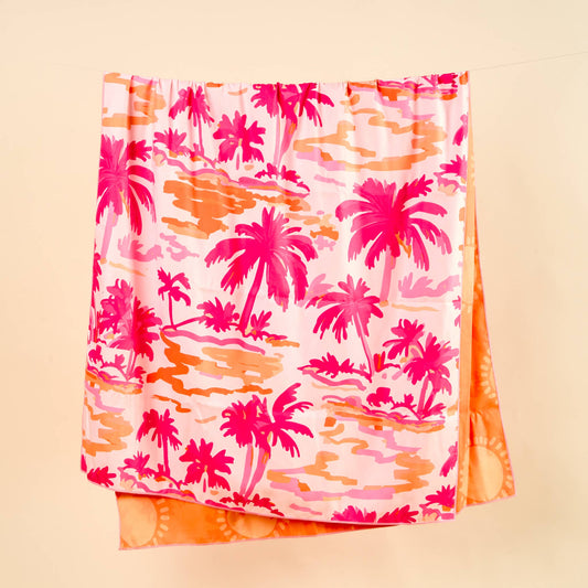 XL Beach Towel-Paradise Palms