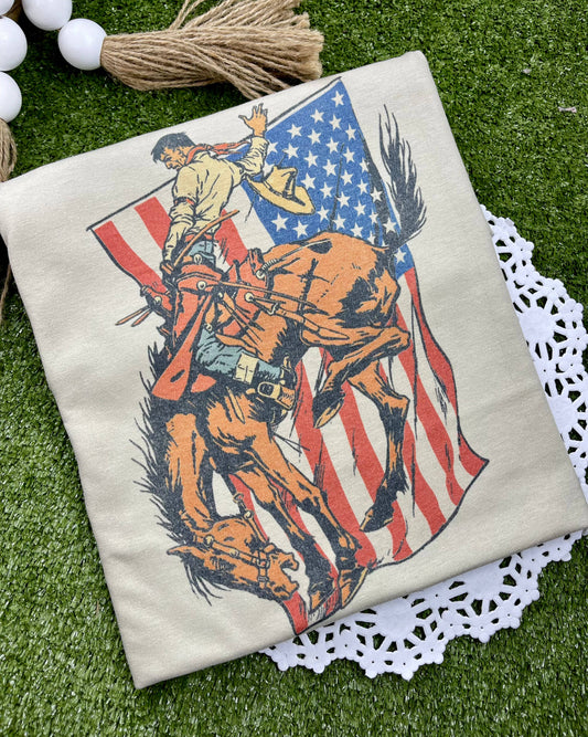 Bucking Bronco USA Tee