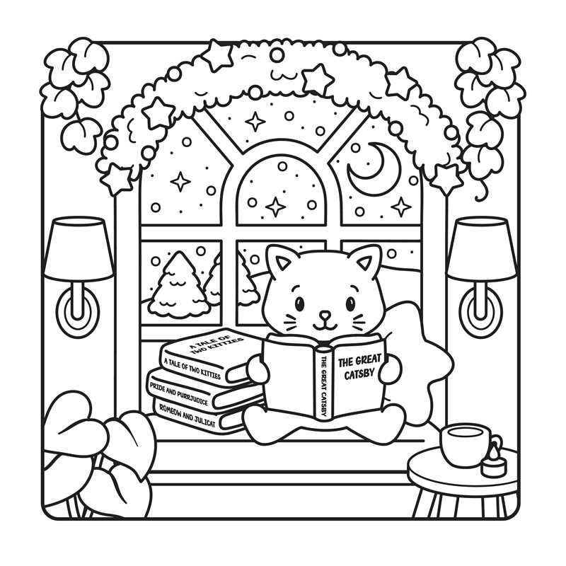 Winter Coloring Book
