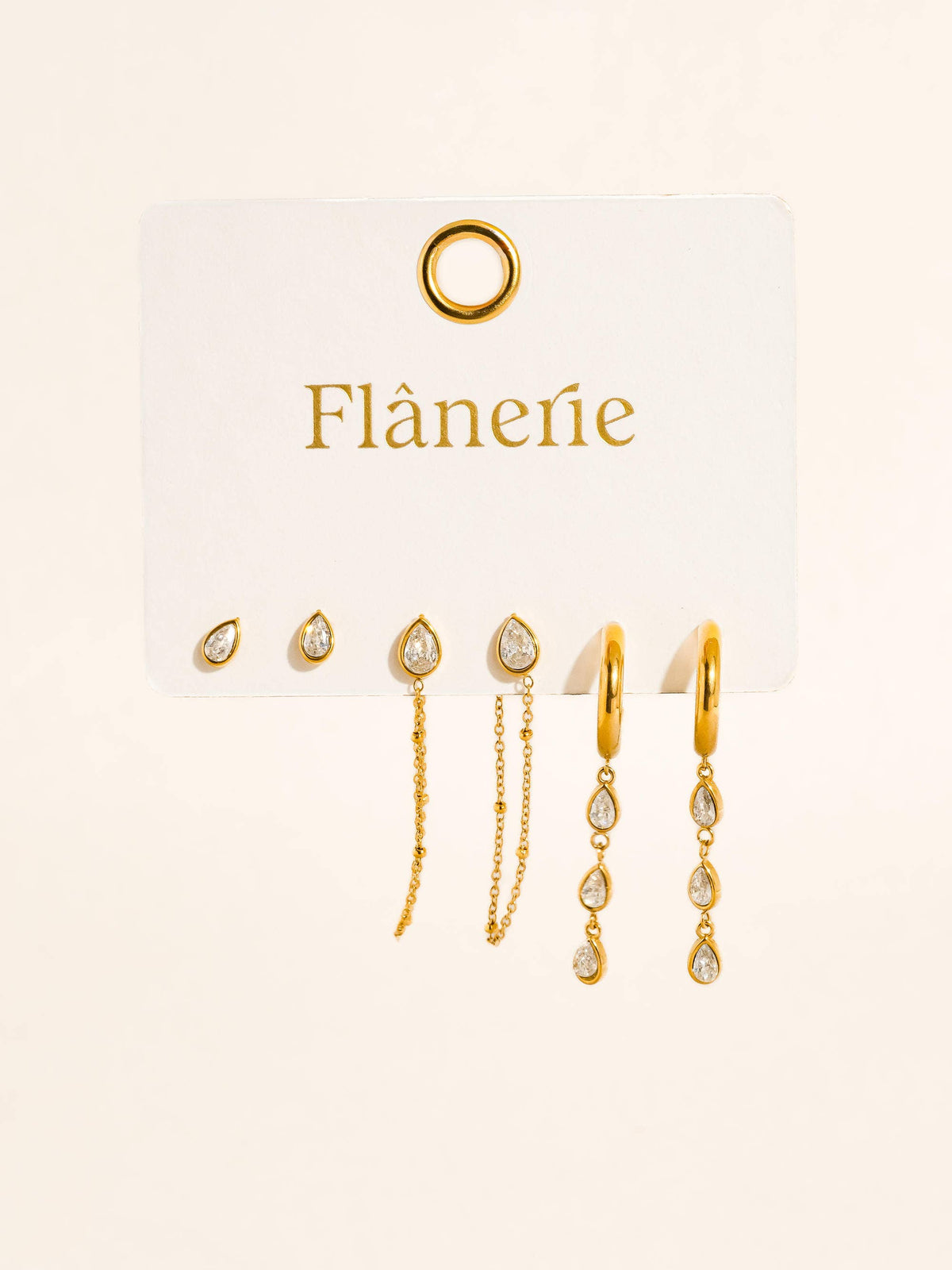 Chain Drop Earring Sets