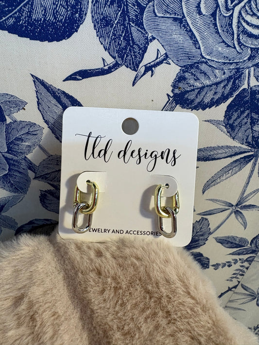 Two Toned Earring