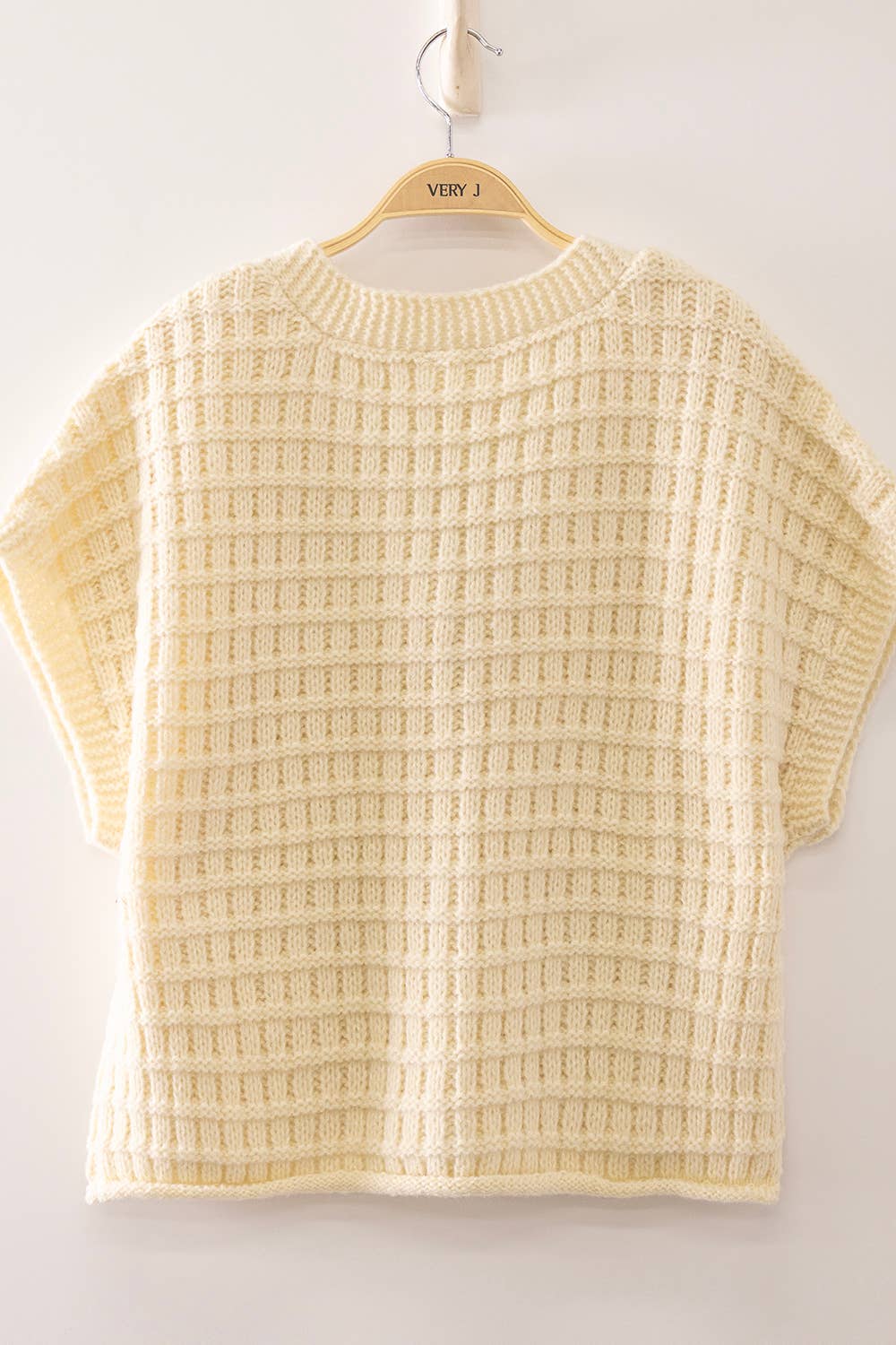 Waffle Texture Cardigan