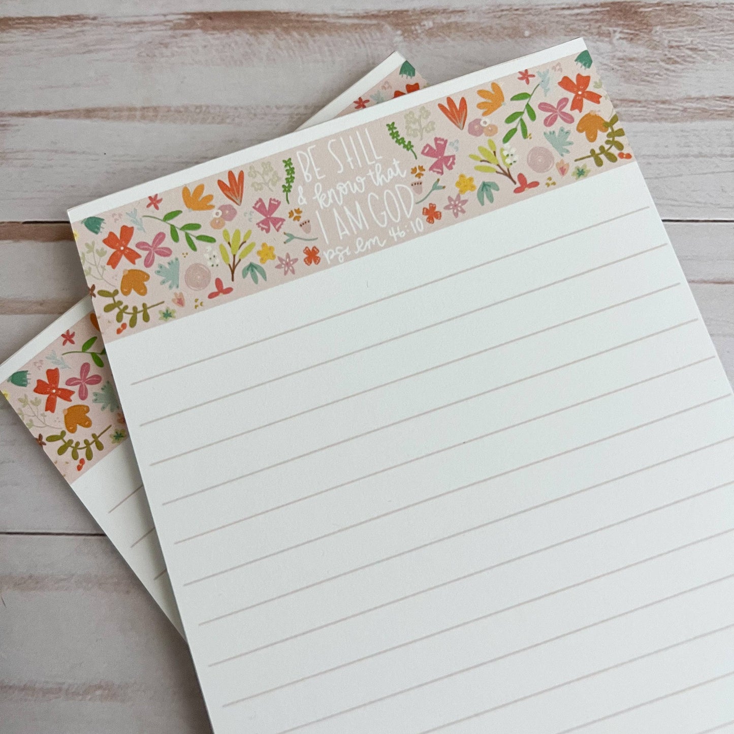 Be still notepad