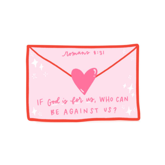 Romans 8:31 Sticker