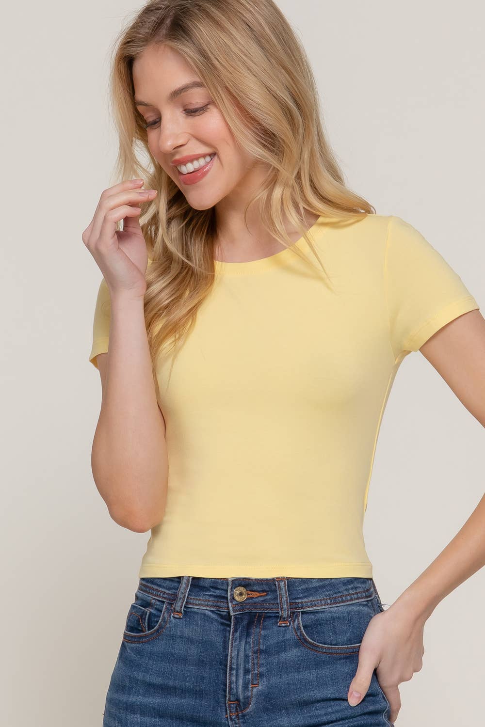 Crop Basic Tee