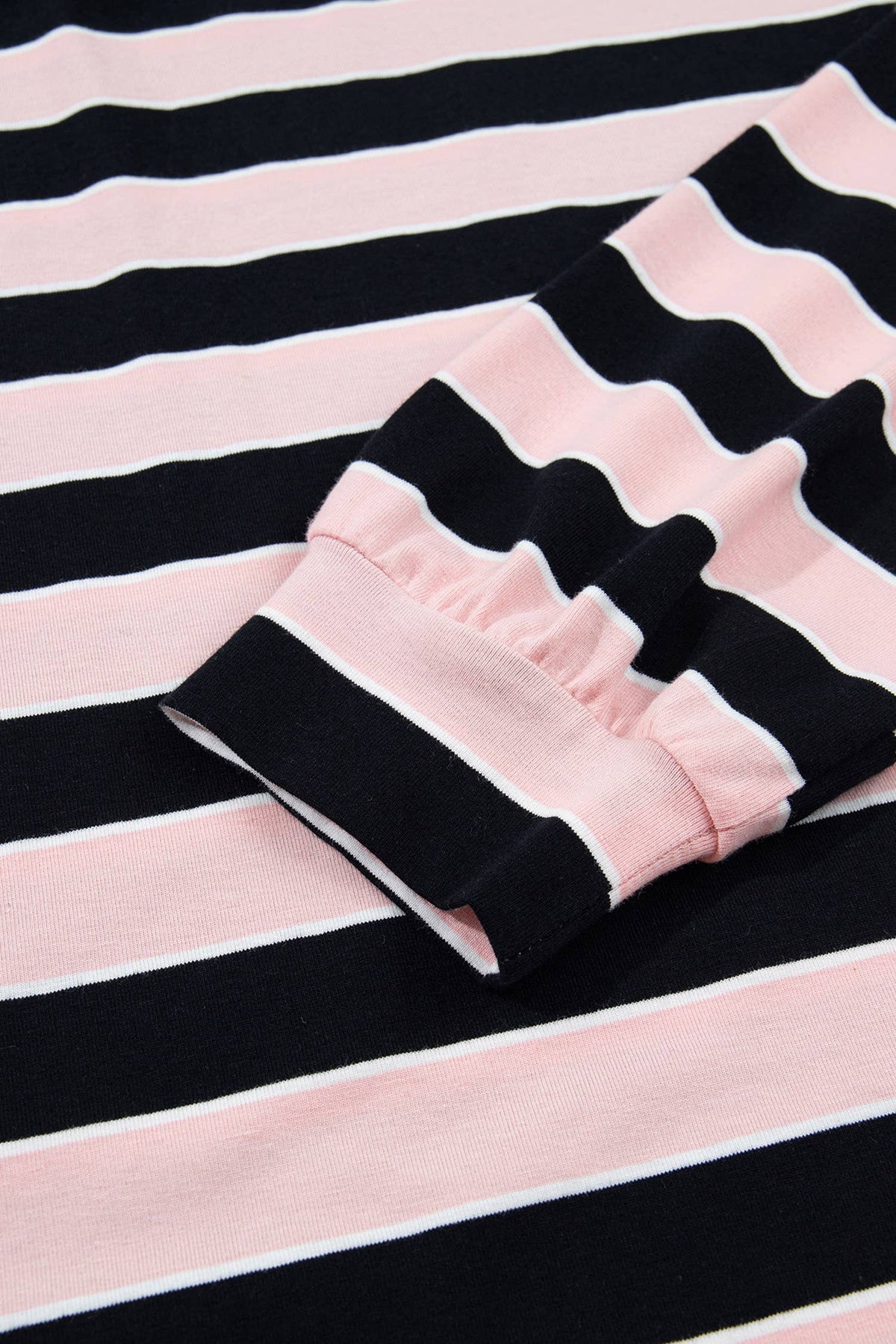 Pink & Black Stripe Set